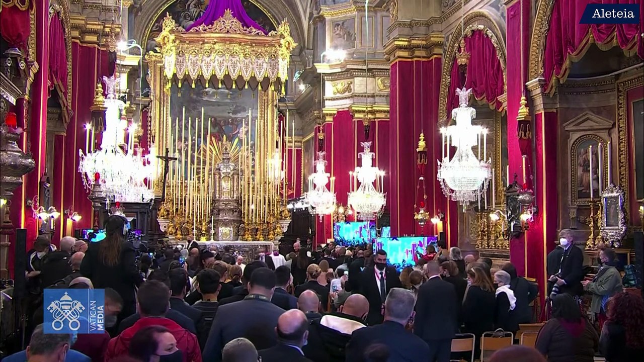 Le pape François à Malte