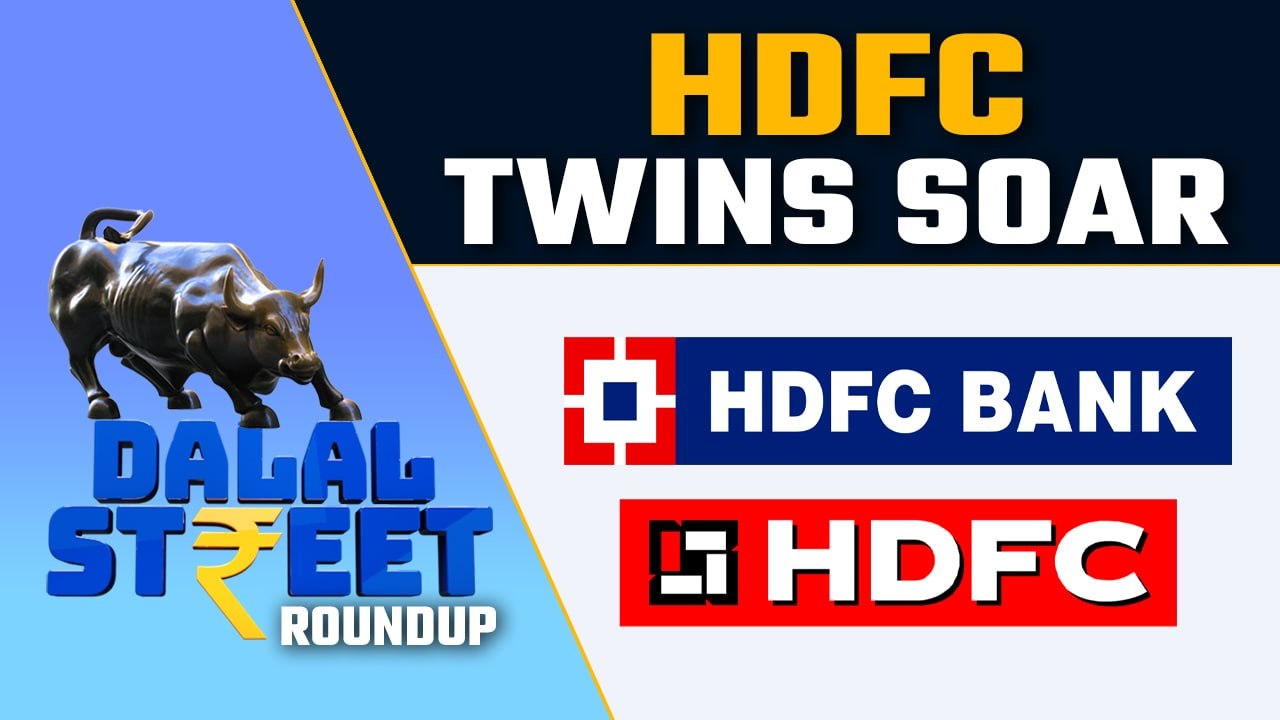 Today's Stock Market News - 04/04/2022 |  Sensex surges 1,300 points, HDFC Twins soar |Oneindia News