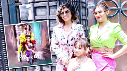 Neha Bhasin And Rashami Desai At The Launch Of Their Song  'Parwah'