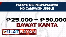 Campaign jingle, isa sa mga mabisang paraan para makilala ang kandidato; Kung magkano ang pagpapagawa nito, alamin