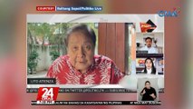 Rep. Lito Atienza, nilinaw na hindi insulto ang suhestiyon kay Sen. Ping Lacson na umatras sa pagka-pangulo | 24 Oras