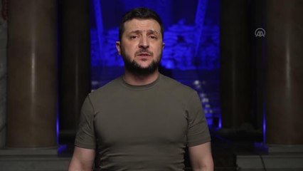 Ukrayna lideri Zelenskiy Grammy Müzik Ödülleri töreninde ülkesi için destek istedi