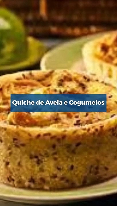 Quiche de Aveia e Cogumelos #Shorts