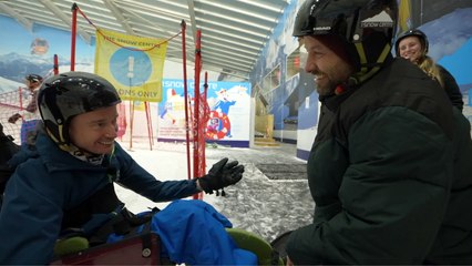 Sports fan meets hero at Hemel Hempstead Snow Centre