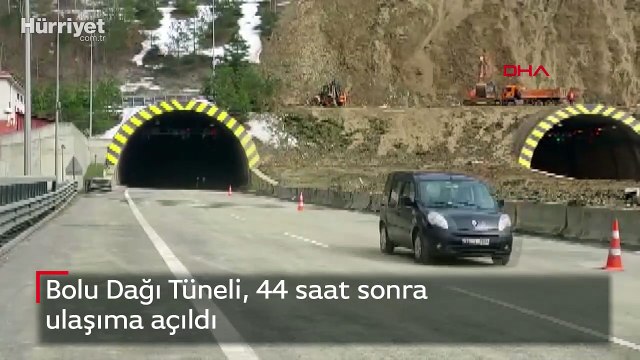 Bolu Dağı Tüneli, 44 saat sonra ulaşıma açıldı