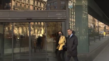 Primer día de oposición de Alberto Nuñez Feijoo
