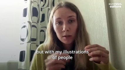 Meet the Ukrainian artist creating images of hope amongst the rubble of Kharkiv