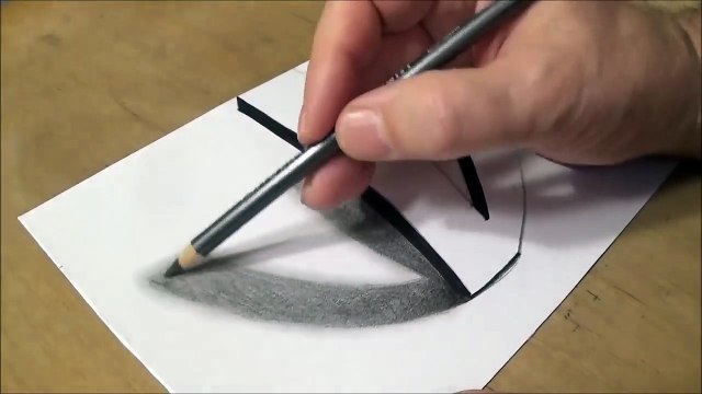 Very Easy Drawing Letter V - How to Draw 3D Letter V - Trick Art with Pencil