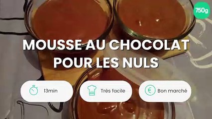 Mousse au chocolat pour les nuls