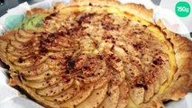 Tarte aux pommes à la vanille