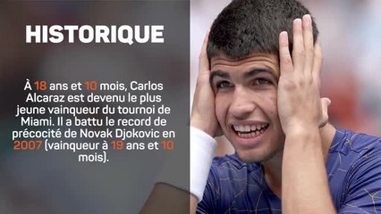 Miami - Carlos Alcaraz, un exploit en chiffres