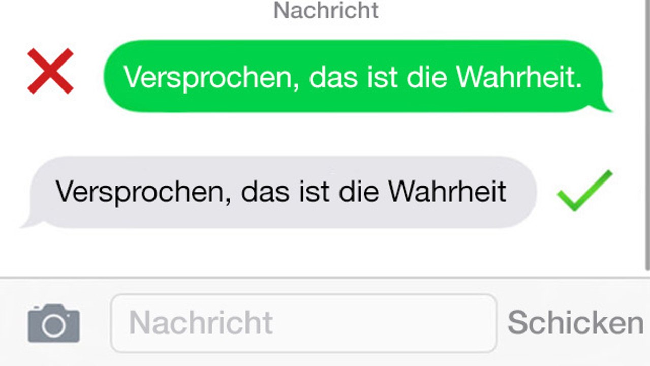 Warum man am Ende einer Textnachricht keinen Punkt setzen sollte