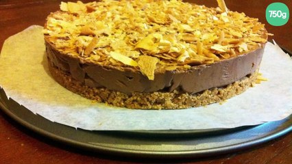 Cheesecake choco-Nutella et crêpe dentelle