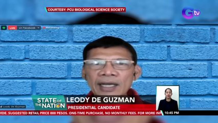 De Guzman, tinalakay ang ilang environmental issues sa online forum ng Philippine Christian University | SONA