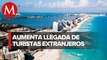 Ingreso vía aérea de turistas internacionales a México, con crecimiento de 152%: Sectur
