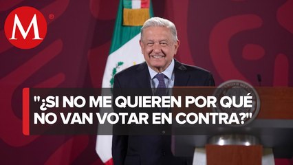 Es 'kafkiano'; opositores quieren que me quede: AMLO sobre protestas por revocación