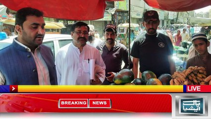 مختیار کار رحم علی زرداری نے دوسرے روز بھی شہر بھر کا دورہ کیا