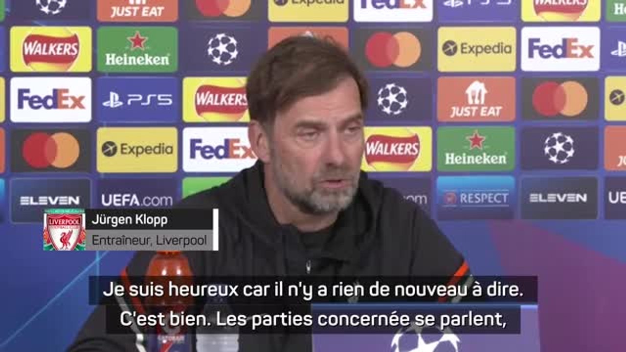 Quarts - Salah moins bien ? Klopp pas inquiet