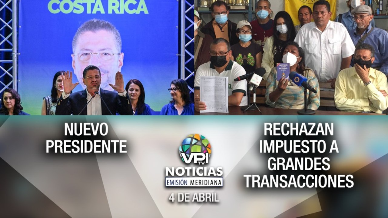 Noticias VPItv Emisión Meridiana - Lunes 04 de Abril