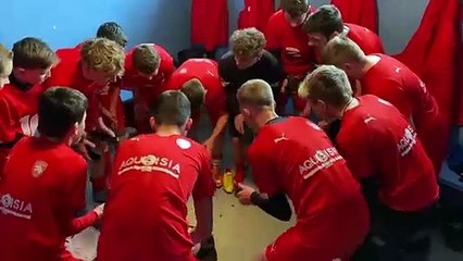 Cri de guerre des U15 apres la victoire au Nouvion 4-1 !