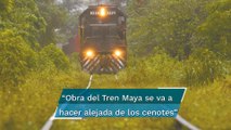 Pobladores de comunidades donde pasará el Tren Maya están saliendo a defender la obra: AMLO