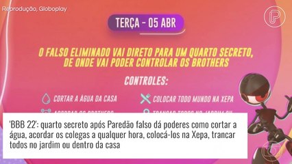 'BBB 22': veja por que Gustavo deve sair no Paredão falso e desfrutar dos poderes do quarto secreto