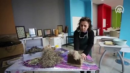 Kadın girişimci, keneviri kağıda dönüştürüyor