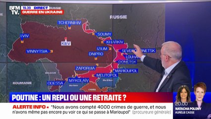 Guerre en Ukraine: comment se déroule l'opération de repli des Russes vers l'est du pays