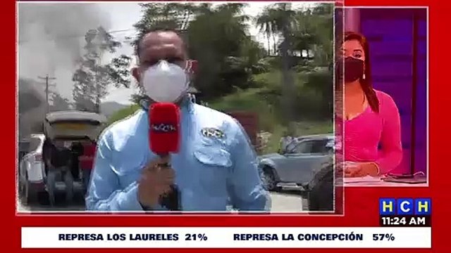 ¡No hay paso! Importadores de vehículos usados se toman accesos a Puerto Cortés