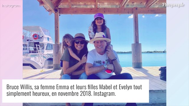Bruce Willis malade : sa femme publie une photo touchante de l'acteur avec sa jeune fille