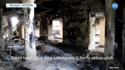 Saldırı Sonrası Mariupol Tiyatro Salonu