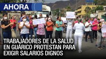 Trabajadores de la salud en #Guárico protestan para exigir salarios dignos - #04Abr – Ahora