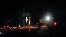 देर रात नेशनल हाइवे पर हादसा, अज्ञात वाहन ने तीन युवकों को रौंदा