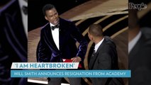 Will Smith Resigns from the Academy After Smacking Chris Rock During Oscars: 'I Am Heartbroken'