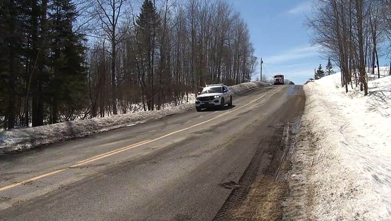 Sortie de route à Ste-Anne-De-Madawaska