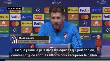Quarts - Simeone : "C'est le rêve de tout entraîneur"