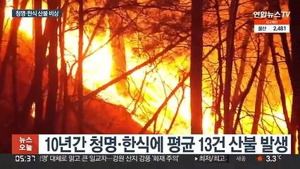 천년고찰도 삼킨 화마…청명·한식 산불 '비상'