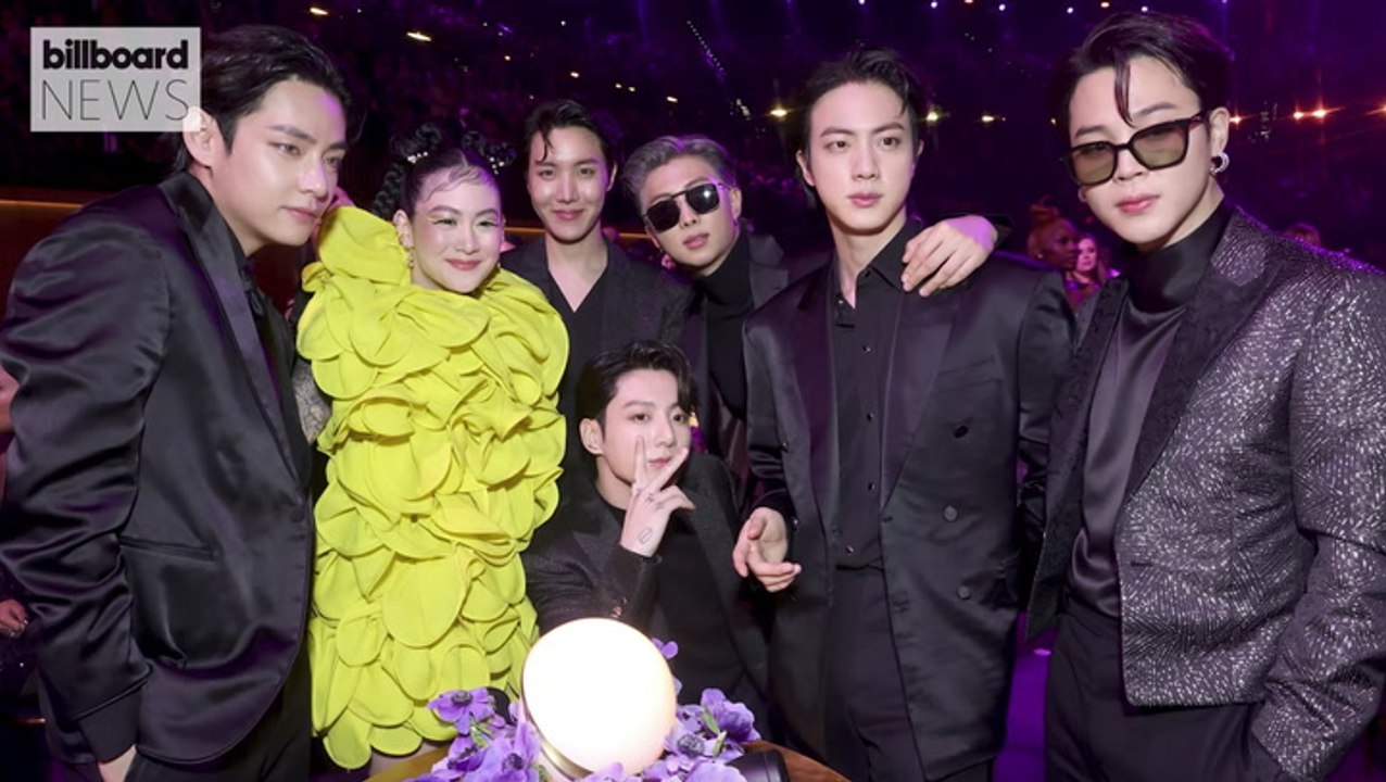 BTS Lights Up 2022 GRAMMYs Stage With ‘Butter’ Performance | Billboard News