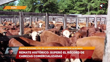 Remate histórico superó el récord de cabezas comercializadas