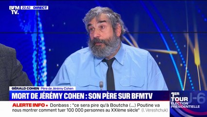 "Jérémy [Cohen] était sensible, un peu romantique et brillant", décrit son père Gérald Cohen