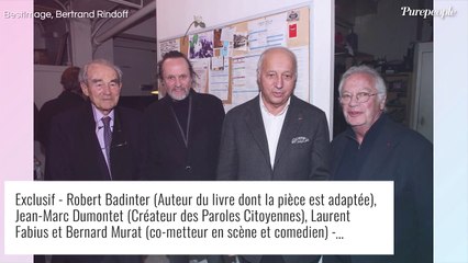 Download Video: Anne Sinclair radieuse auprès de Robert Badinter pour une pièce poignante