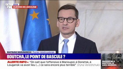 Mateusz Morawiecki, Premier ministre polonais, à propos de Poutine: "Il ne faut ni négocier ni discuter avec les criminels"