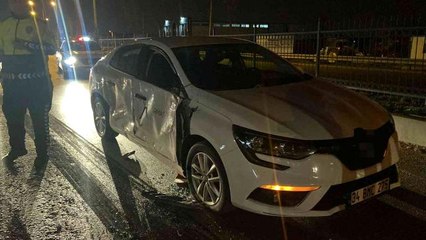 Tır otomobilleri biçti: 3 yaralı