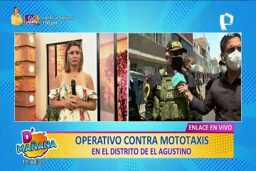 El Agustino: Ejecutan operativo contra mototaxis informales