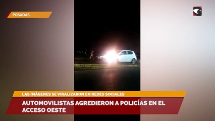 Automovilistas agredieron a policías en el Acceso Oeste