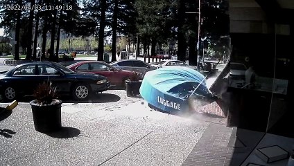 Storefront Facade and Awning Fall to the Ground