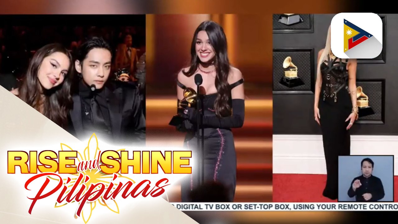 TALK BIZ | Grammy Awards 2022 moment nina Olivia Rodrigo at BTS member na si V, trending!