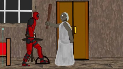 GRANNY vs Deadpool Cartoon Animation