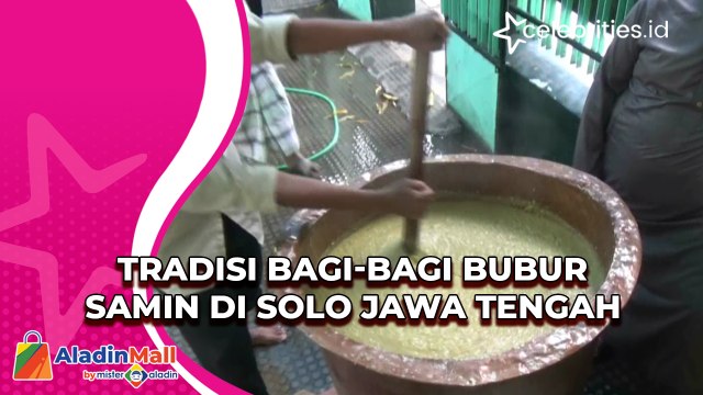 Tradisi Bagi-Bagi Bubur Samin di Solo Jawa Tengah