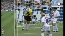 الشوط الاول مباراة الارجنتين و كرواتيا 1-0 كاس العالم 1998